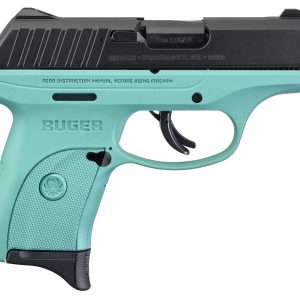 EC9S 9MM BLK/TURQUOISE 7+1 FS